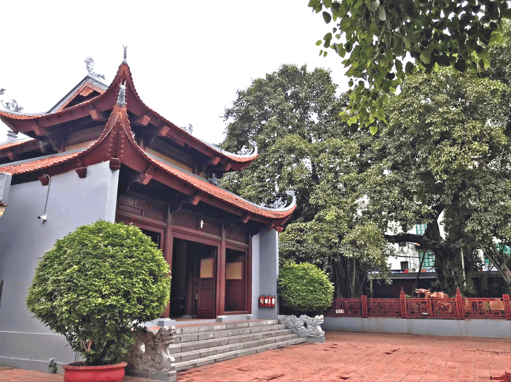 Đền Kim Ngưu gắn liền với truyền thuyết trâu vàng trong tín ngưỡng người Việt xưa (Nguồn: Báo Tiền Phong)